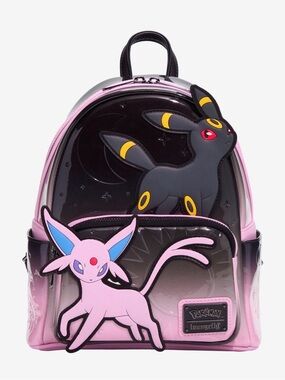 New New Loungefly Pokémon Umbreon & Espeon Ombré Mini Backpack